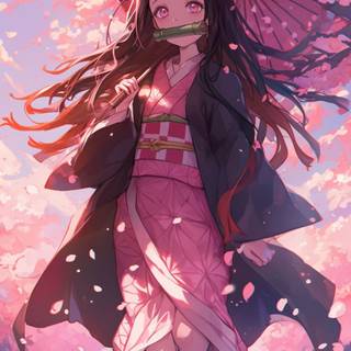 Nezuko phone wallpaper