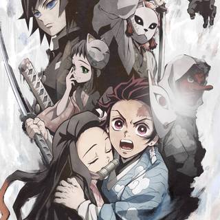 Nezuko phone wallpaper