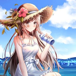 iPad summer anime wallpaper