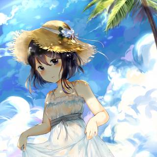 iPad summer anime wallpaper