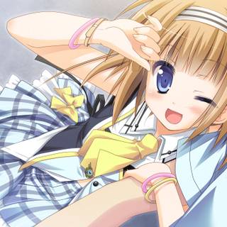 Computer summer anime wallpaper