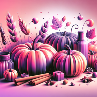 Pink autumn aesthetic wallpaper