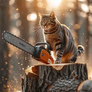 Cut autumn cats wallpaper