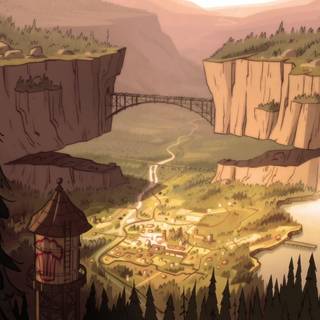 Gravity Falls autumn wallpaper