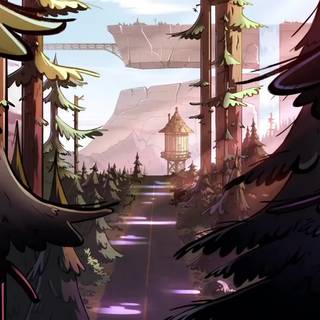 Gravity Falls autumn wallpaper
