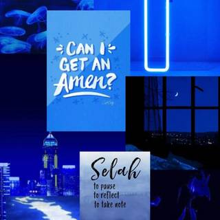 Blue Christian wallpaper