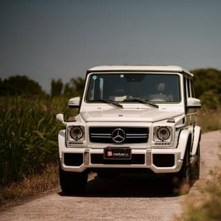 G Wagon white wallpaper