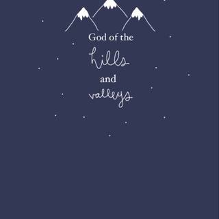 Blue Christian wallpaper