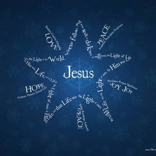 Blue Christian wallpaper