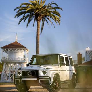 G Wagon white wallpaper