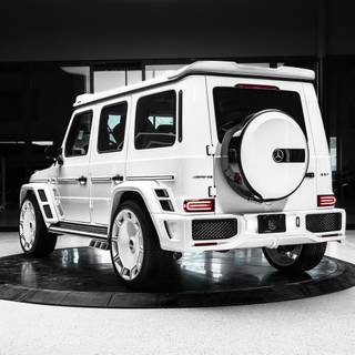 G Wagon white wallpaper