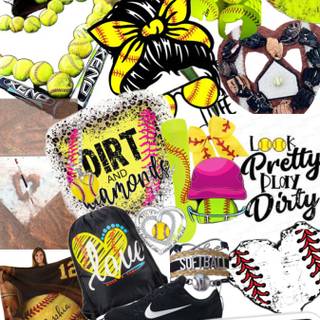 Softball and volleyball wallpaper