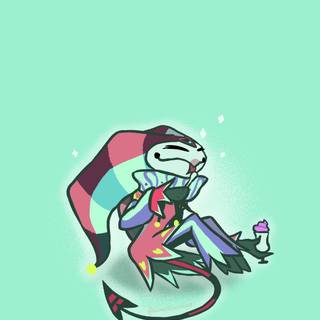 Helluva Boss Fizzarolli wallpaper