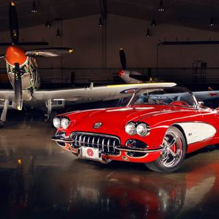 Vintage Corvette wallpaper
