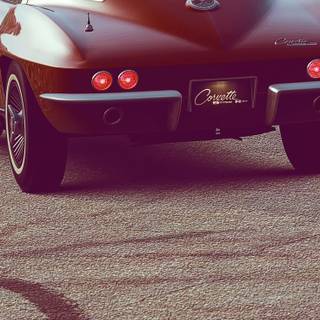 Vintage Corvette wallpaper