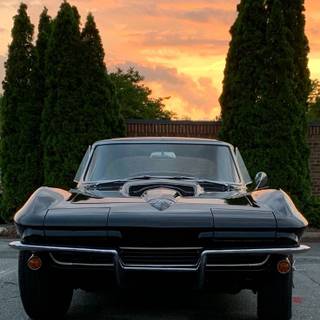 Vintage Corvette wallpaper