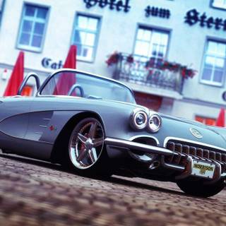 Vintage Corvette wallpaper