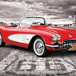 Vintage Corvette wallpaper