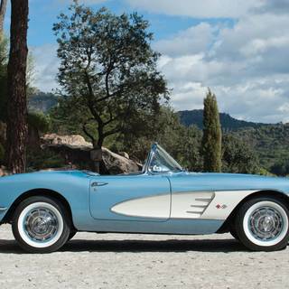 Vintage Corvette wallpaper