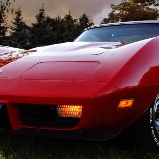 Vintage Corvette wallpaper