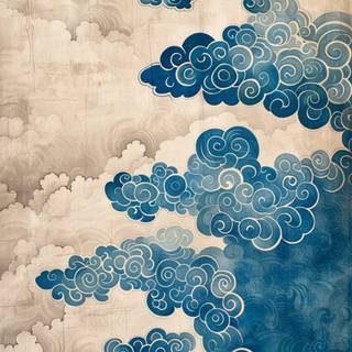 Japanese clouds wallpaper