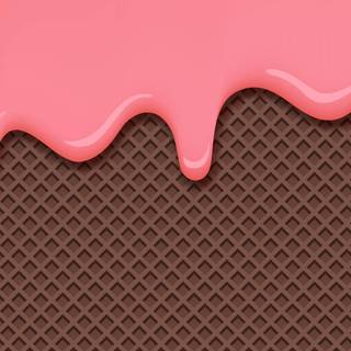 Ice cream drip wallpaper