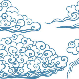 Japanese clouds wallpaper