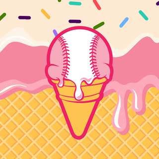 Ice cream drip wallpaper