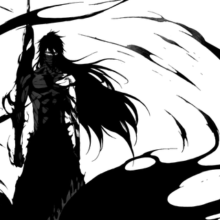 Ichigo black and white wallpaper