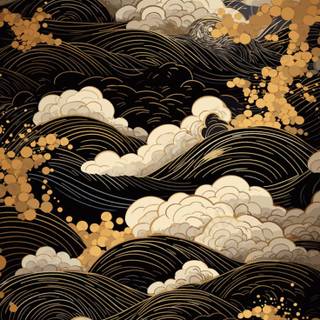 Japanese clouds wallpaper