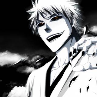 Ichigo black and white wallpaper