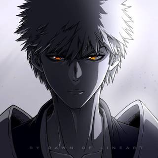 Ichigo black and white wallpaper