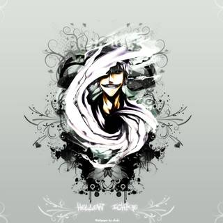 Ichigo black and white wallpaper