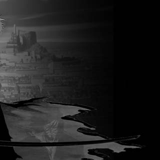 Ichigo black and white wallpaper