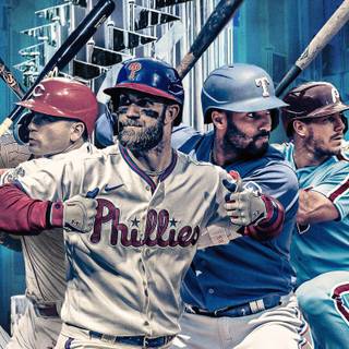 Cool baseball players wallpaper