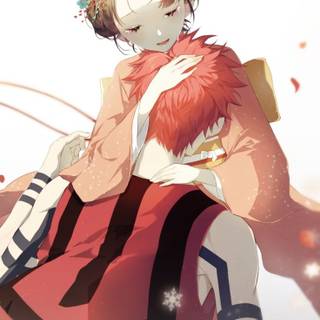 Akaza and Koyuki wallpaper