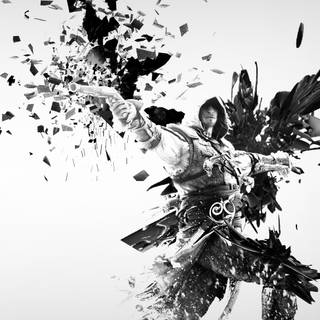 Gamer white wallpaper