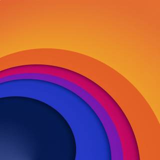Gradient circle wallpaper