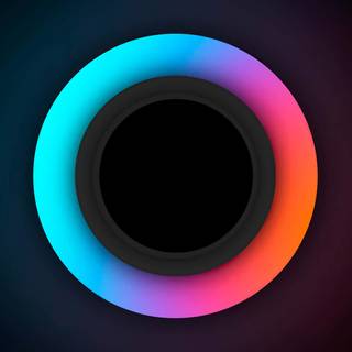 Gradient circle wallpaper