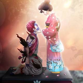 Akaza and Koyuki wallpaper