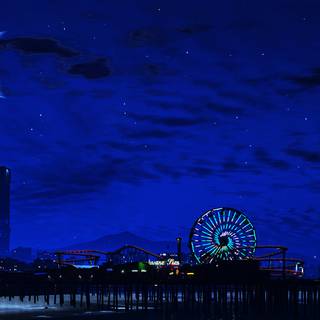 GTA 5 night wallpaper