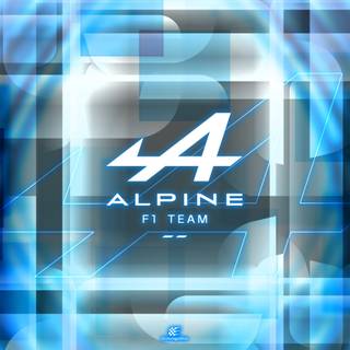 Alpine logo wallpaper