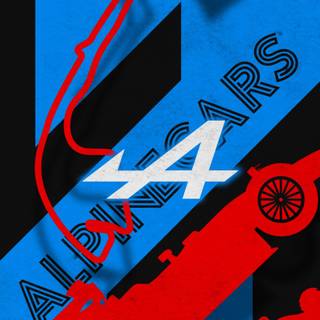 Alpine logo wallpaper