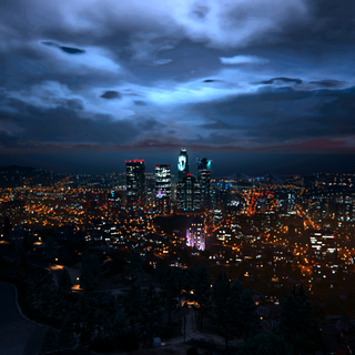 GTA 5 night wallpaper