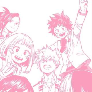 MHA pink wallpaper