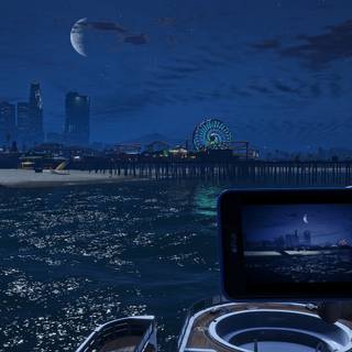 GTA 5 night wallpaper