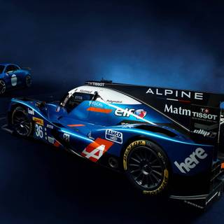 Alpine logo wallpaper