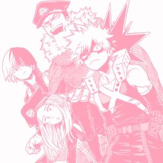 MHA pink wallpaper