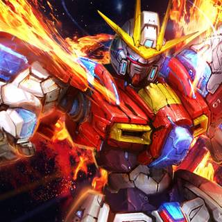 Red Gundam wallpaper