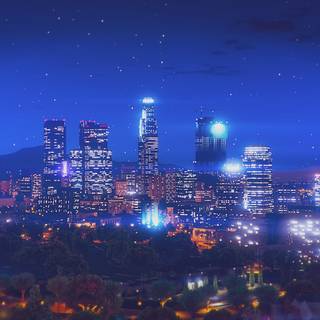 GTA 5 night wallpaper
